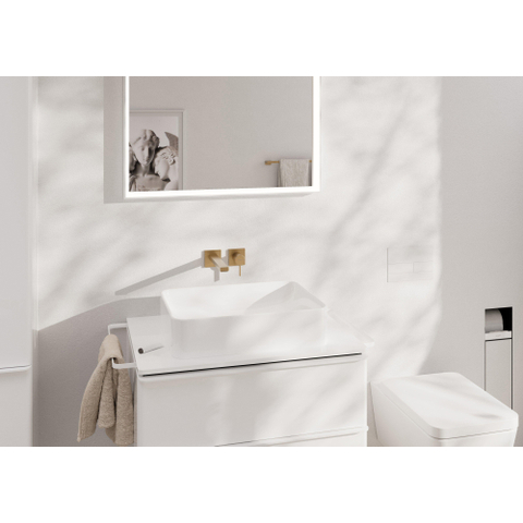 Hansgrohe Tecturis Mitigeur lavabo encastré - mitigeur - monocommande - bec 22.5 cm - bronze brossé SW918478