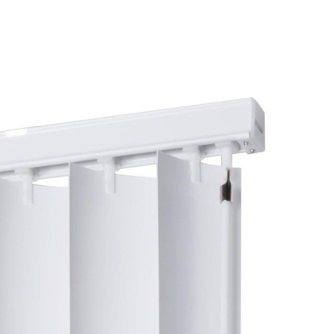 Intensions Store à lamelles 150x180x9cm lamelles 8.9cm PVC avec cadre matière synthétique Blanc SW450792