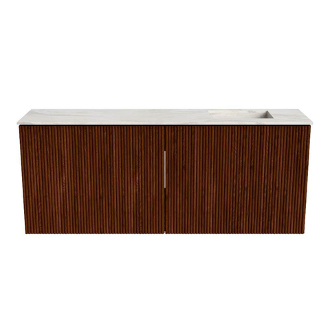 Mondiaz JOYA-DLUX 100cm toiletmeubel - kleur Ruby - Wastafel FAYE positie Rechts 1 kraangat kleur Ostra. SW1423783
