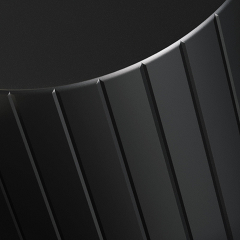 BRAUER Stripe Mitigeur lavabo surélevé en applique - modèle A - noir mat SW1435093