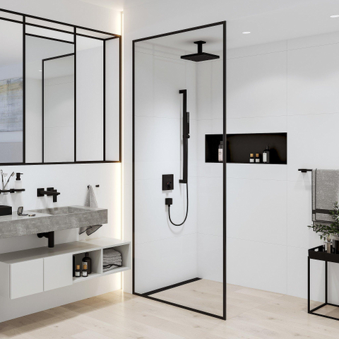 Hansgrohe Pulsify e - plafondaansluiting - 10cm - mat zwart SW918204