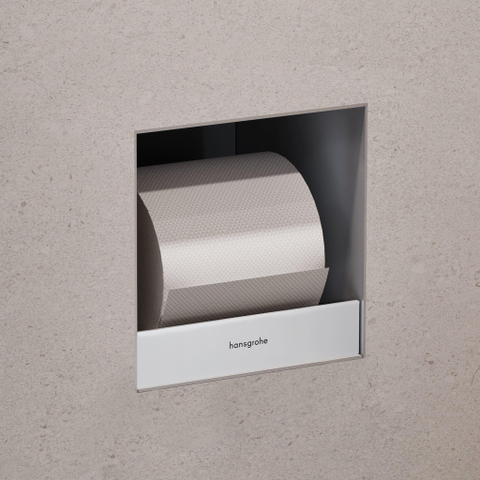 Hansgrohe XtraStoris Original Toiletrolhouder - 15x15x14cm - mat wit SW1590296