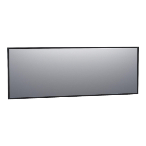 BRAUER Onyx spiegel – rechthoek – 200x70 cm – Zwart geborsteld SW228067