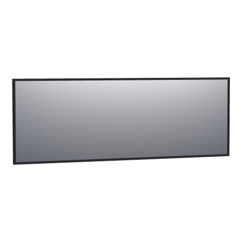 Saniclass Silhouette Spiegel - 200x70cm - zonder verlichting - rechthoek - zwart SW228067