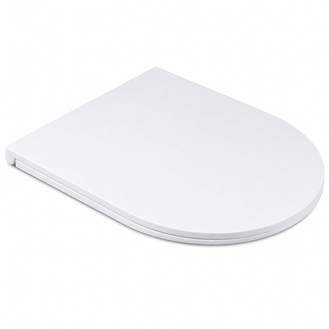 QeramiQ Dely Swirl Staand Toilet - zonder spoelrand - geberit spoelsysteem - slim zitting - glans wit SW1441588