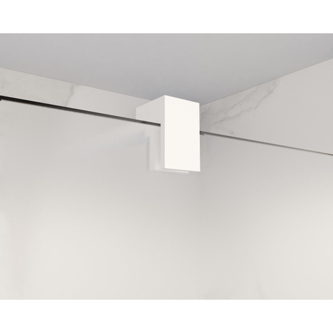 Fortifura Galeria Douche à l'italienne - 100x200cm - verre satiné - Blanc mat SW876808