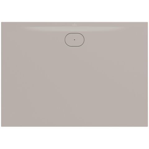 Villeroy & Boch Ecora douchebak - 140x100x3.5cm - afvoer lange zijde - almond (beige) SW1559000