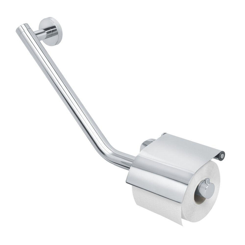 Tiger Boston Comfort & Safety Wandbeugel met toiletrolhouder RVS gepolijst Links 40.4x24.1x8cm CO299120346