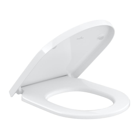 Villeroy & Boch Subway 3.0 Pack WC - sans bride - à fond creux - réservoir encastrable - Twistflush - plaque de commande noir mat - abattant - Blanc Alpin SW956287