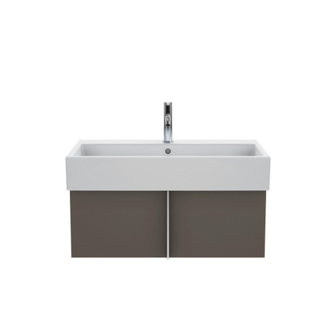 Duravit Vero air (meubel) wastafel - met kraangat - met overloop - 80x47cm - met wondergliss - wit SW156961