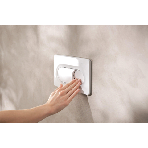 Hansgrohe IFrame Original S Drukplaatvoor - dualflush - wit SW1413631