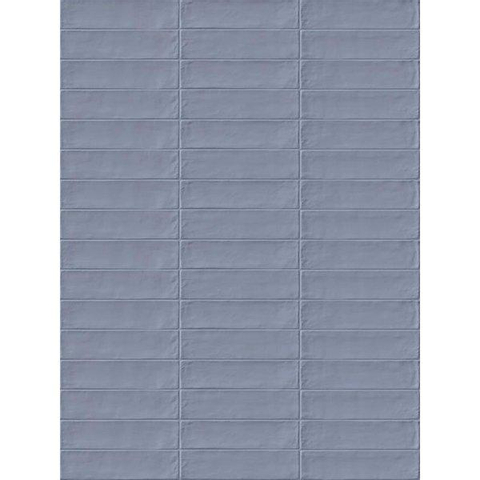 ÉCHANTILLON Ceralto Ivarno Grain Carrelage mural 6x24cm 10mm Blu Avio SW912798