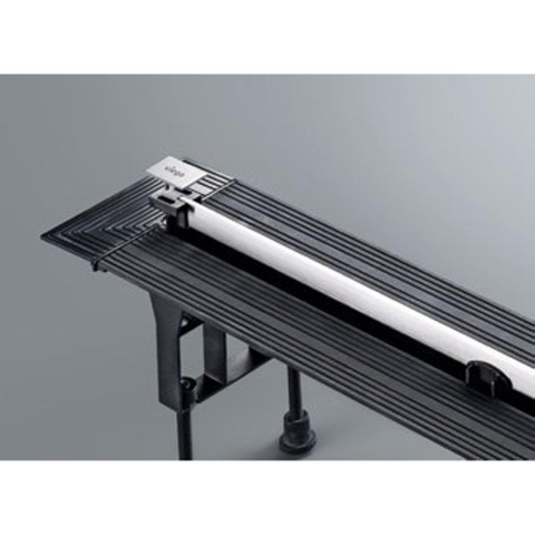 Viega Advantix Vario caniveau de douche élément de base 120 à 30cm raccourcissable look inox 0500111