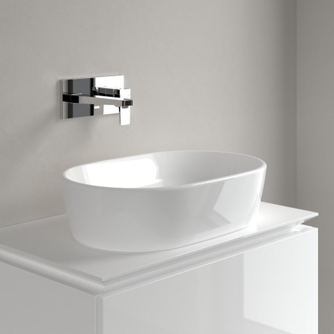 Villeroy & Boch Architectura waskom - 60x40x15.5cm Ovaal - zonder overloopgat Ceramic - White Alpine (glans wit) SW762310