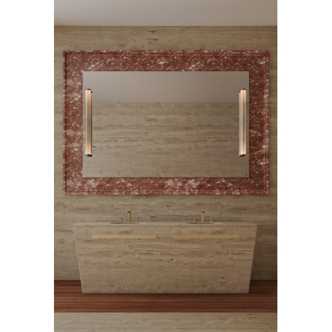 AXOR Citterio C wastafelkraan - cubic cut - 3-gats - met trekwaste - geborsteld brons SW1152061