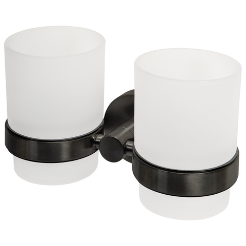 Haceka Kosmos Porte-bouteilles double - verre - gunmetal SW654113