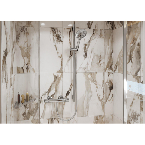 Hansgrohe Unica Raindance S Puro - glijstang - met doucheslang - 160cm - 65cm - hoogglans chroom 0450314