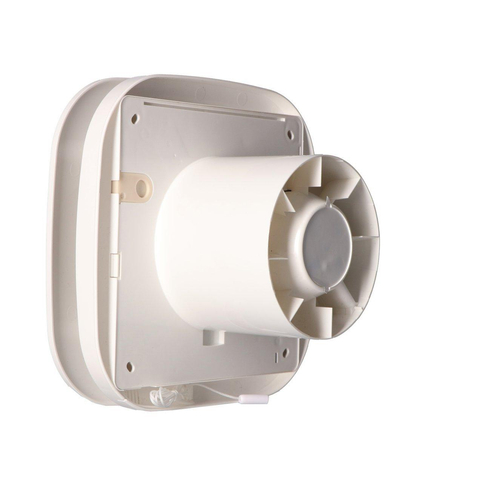 Vent-Axia Supra Design 100 HT badkamerventilator met vochtsensor en timer 90 m3/h Wit OUTLETSTORE STORE41937