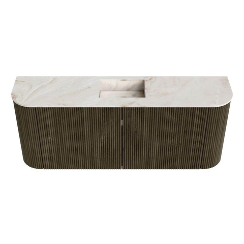 Mondiaz JOYA-DLUX 103.2cm toiletmeubel - ronding links en rechts kleur Shadow - Wastafel FAYE positie Midden 1 kraangat kleur Frappe. SW1422727