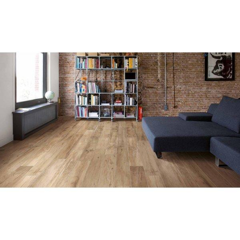 ÉCHANTILLON Ceralto Rovello Soft Carrelage sol et mur 20x120cm 10.5mm R9 grès cérame Honey SW913286