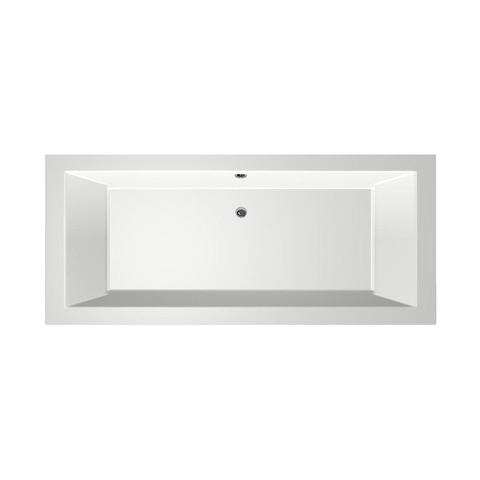 Xenz Society Baignoire duo - 170x75x53 - bonde centrale - acrylique - blanc SW102898