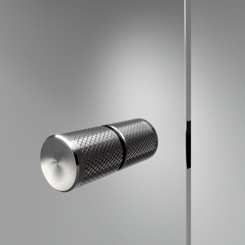 Sealskin Contour porte pivotante pour niche 90 cm, 200 cm de haut, inox, verre de sécurité clair 6 mm SW296201