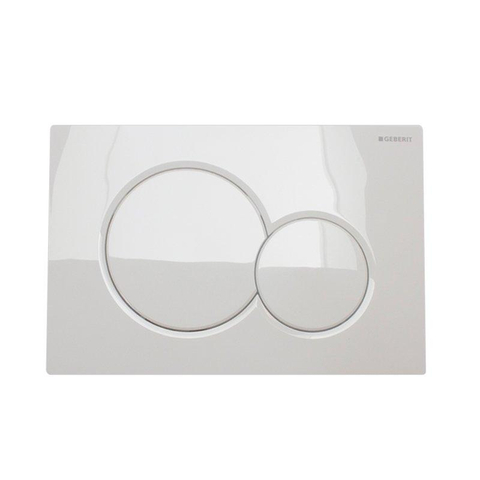 Duravit Philippe Starck 3 toiletset vlakspoel inbouwreservoir set bedieningsplaat wit SW18096