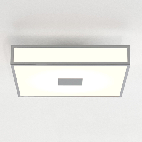 Astro Mashiko 400 Square Plafonnier 8,7x40x8,7cm IP44 douille E27 chrome SW75622