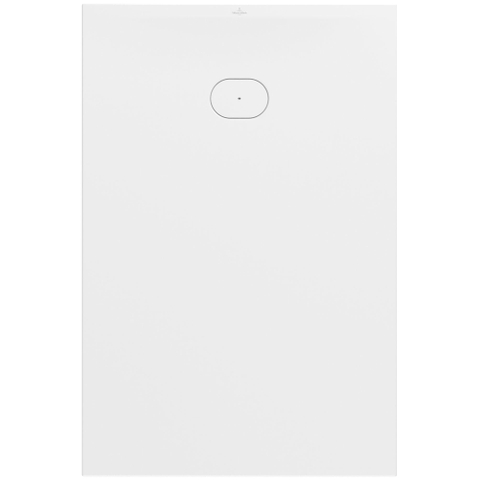 Villeroy & Boch Ecora douchebak - 150x100x3.5cm - afvoer korte zijde - white alpine (wit) SW1558982