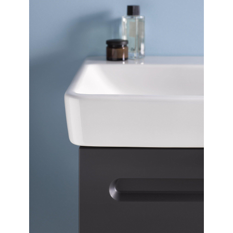 Duravit No.1 - No.1 - wastafel - 600mm - met overloop - 1 kraangat - hoogglans wit SW723752