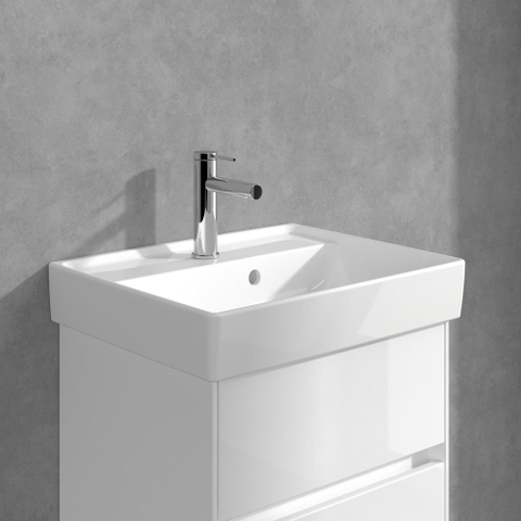 Villeroy & Boch Loop & Friends 1 greeps wastafelkraan - zonder waste - hoogglans chroom SW974129