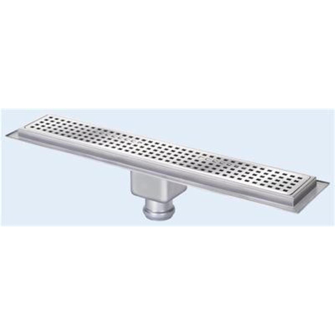 Van den Berg caniveau de douche standard en acier inoxydable 70cm avec sortie verticale 2300319