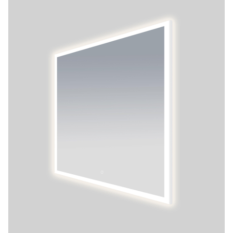 Adema Oblong spiegel 100x70cm inclusief LED verlichting met spiegelverwarming en touch-schakelaar SW523324