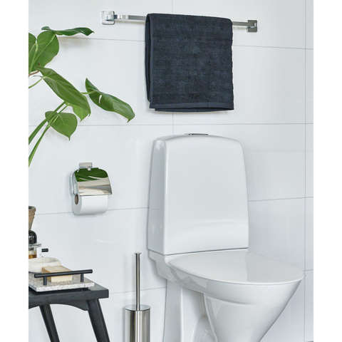 Smedbo Ice Toiletrolhouder met klep chroom SHOWROOMMODEL SHOW26209