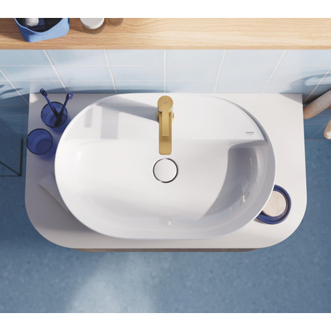 GROHE Lineare New wastafelkraan - xs-size - met klikwaste - geborsteld cool sunrise (goud) SW1477606