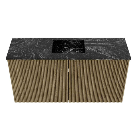 Mondiaz JOYA-DLUX 80cm toiletmeubel - kleur Dusk - Wastafel FAYE positie Midden 1 kraangat kleur Lava. SW1423233