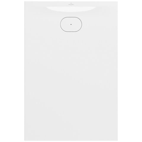 Villeroy & Boch Ecora douchebak - 120x80x3.5cm - afvoer korte zijde - white alpine (wit) SW1558898