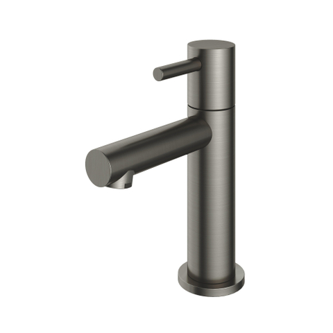 Hotbath Buddy Fonteinkraan - L uitloop - 8.5cm - opbouw - geborsteld nikkel (RVS) SW11864