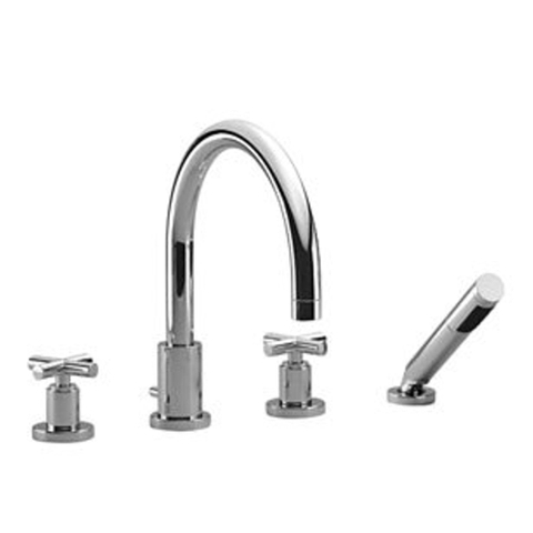Dornbracht Tara Mitigeur de baignoire en bord de baignoire 4 trous platine 0480492