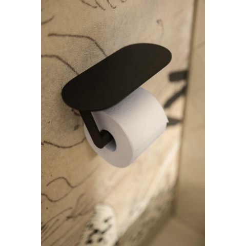Hansgrohe Wallstoris Closetrolhouder - 23x9.7x3.4cm - mat zwart SW651559