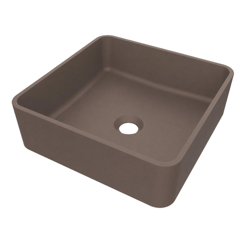 Arcqua Case Opbouw Waskom - vierkant - 37x37cm - mat mokka SW1584223