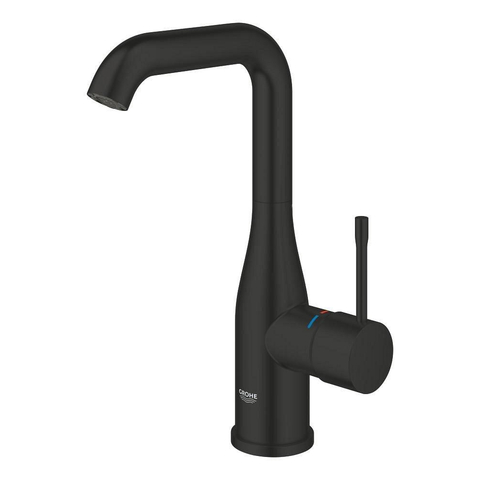 GROHE Essence New wastafelkraan - l-size - hoog - met waste - mat zwart SW1477508