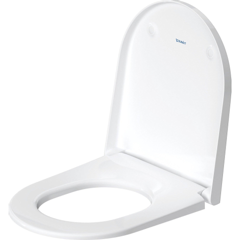 Duravit D-Neo abattant WC - 37.6x44.1cm - forme D - softclose - déclipsable - blanc SW640414