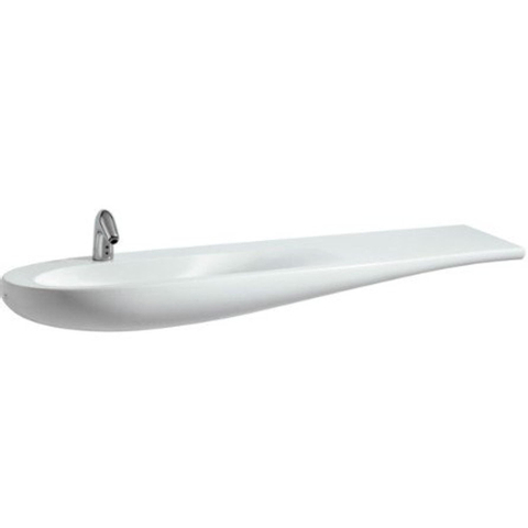 Laufen Alessi One lavabo - 160x50x16.5cm - 1 trou de robinet - blanc 0084183