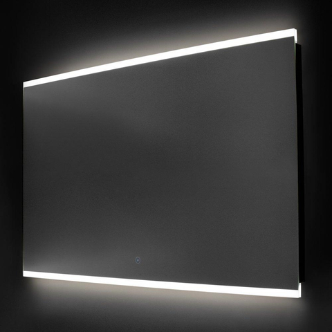 Saniclass Twinlight Spiegel - 100x70cm - verlichting - rechthoek - zilver SW278184