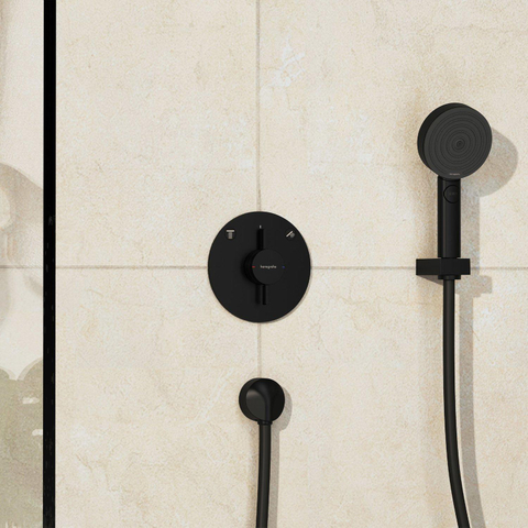 Hansgrohe DuoTurn S Inbouw mengkraan - voor 2 functies - mat zwart SW918585