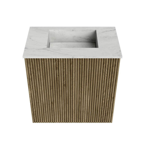 Mondiaz JOYA-DLUX Meuble de toilette 40cm - couleur Dusk - Vasque FAYE position Milieu Sans trou de robinet couleur Opalo. SW1423274