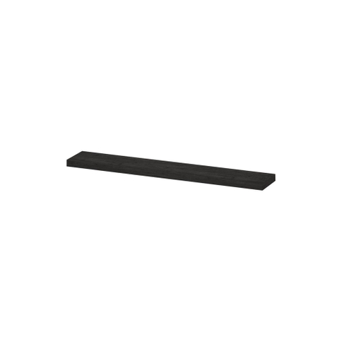 INK 20d tablette - 80x20x3.5cm - fixation invisible - MFC Chêne charbon SW493558