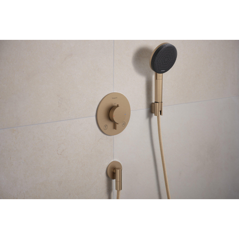 Hansgrohe Porter fine Handdouchehouder - geborsteld brons SW1388261