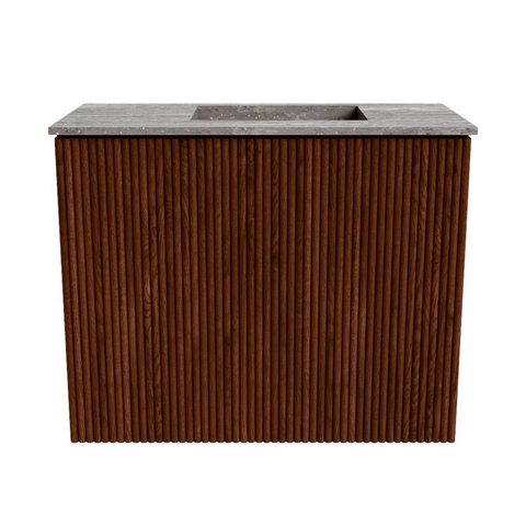Mondiaz JOYA-DLUX Meuble de toilette 50cm - couleur Ruby - Vasque FAYE position Droite Sans trou de robinet couleur Oza SW1425495